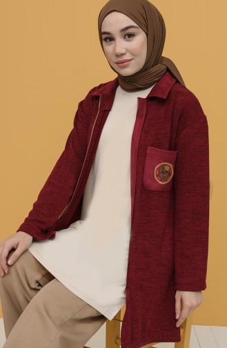 Weinrot Strickjacke 9K6905800-02