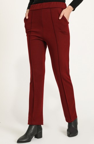 Claret red Broek 0012J-02