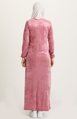 Pink Hijab Dress 8902-02