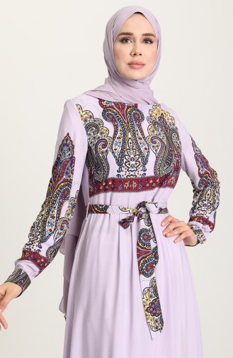 Robe Hijab Lila 60199-03