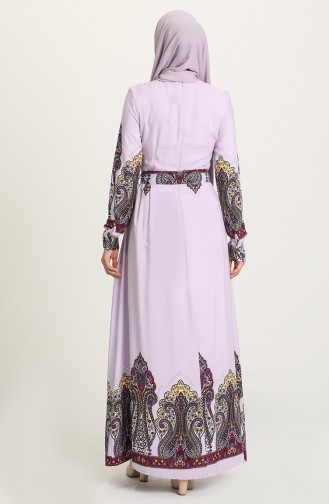Violet Hijab Dress 60199-03