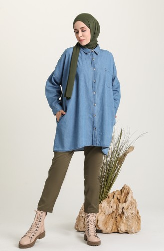 Denim Blue Tunics 8073-02