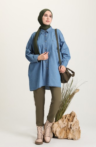 Denim Blue Tunics 8073-02