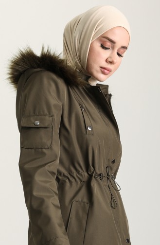 Khaki Winter Coat 1002-03