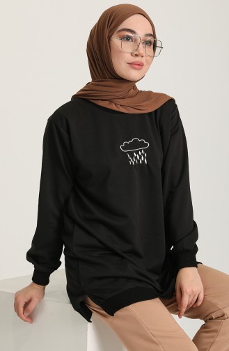 Sweatshirt Noir 5381-01