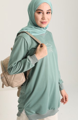Green Almond Sweatshirt 5381-03