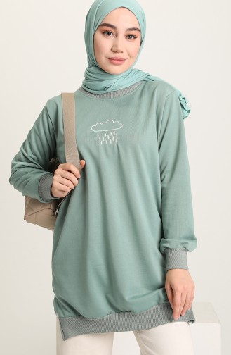 Green Almond Sweatshirt 5381-03