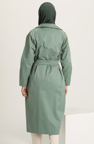 Trench Coat Vert noisette 2452-01