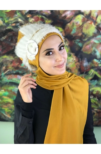 Mustard Ready to Wear Turban 21EY14-01