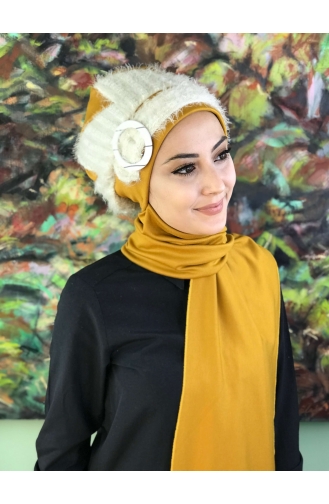 Mustard Ready to Wear Turban 21EY14-01