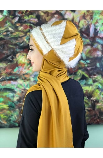 Mustard Ready to Wear Turban 21EY14-01