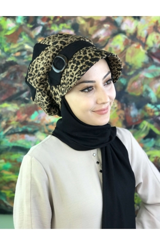 Brown Ready to wear Turban 21EY2-01