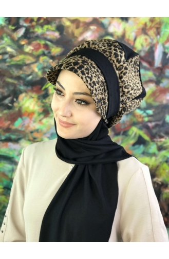 Brown Ready to wear Turban 21EY2-01