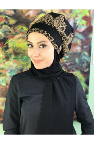 Turban Pret-a-Porter Couleur Brun 21EY7-01