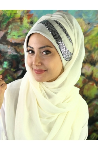 White Ready to wear Turban 202160-01