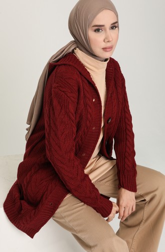 Claret Red Cardigans 7010-03