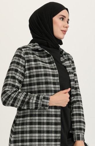 Ekose Tunik 2543-01 Siyah