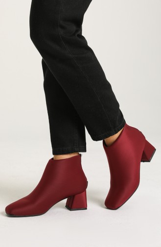 Claret Red Boots-booties 06-03