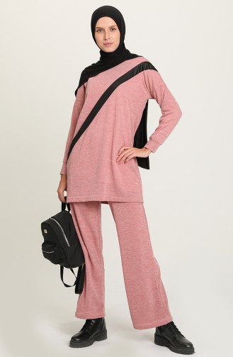 Beige-Rose Anzüge 9046-01