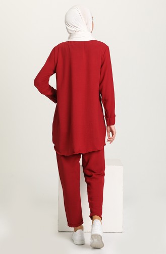 Claret Red Suit 9510-03
