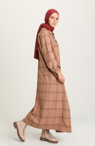 Nerz Hijab Kleider 22K8494A-02