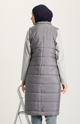 Gilet Sans Manches Gris 1054-03