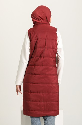 Gilet Sans Manches Bordeaux 1054-04