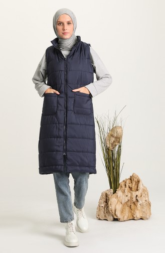 Navy Blue Gilet 1054-05