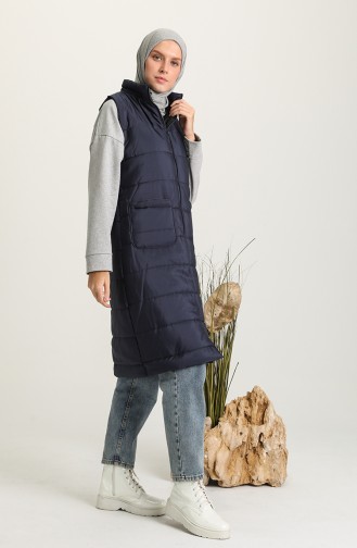 Navy Blue Gilet 1054-05