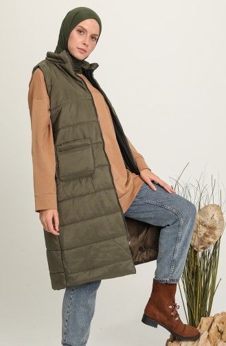 Khaki Gilet 1054-07