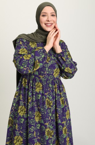 Robe Hijab Pourpre 60266-01