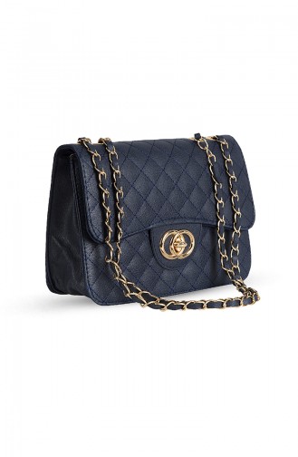 Navy Blue Shoulder Bag 110003-01