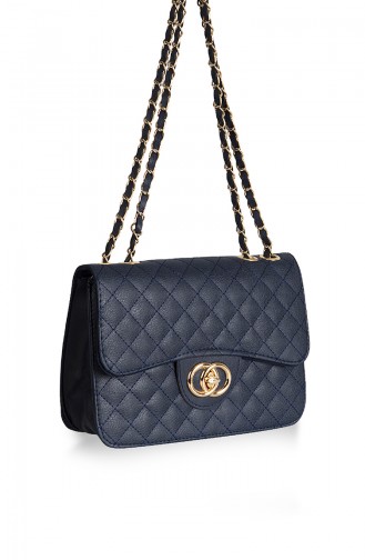 Navy Blue Shoulder Bag 110003-01