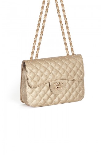 Gold Colour Shoulder Bag 130032-01