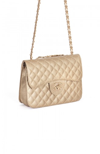 Gold Colour Shoulder Bag 130032-01