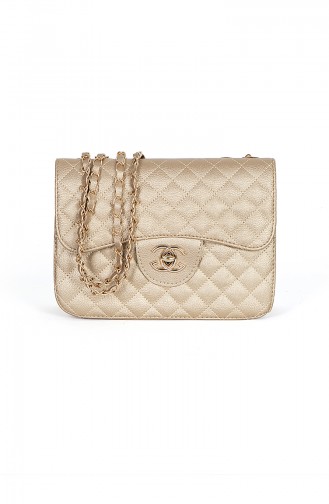 Gold Colour Shoulder Bag 130032-01