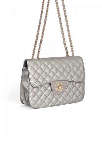 Silver Gray Shoulder Bags 130033-01