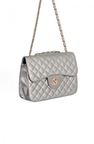 Silver Gray Shoulder Bag 130033-01