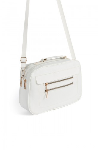 White Shoulder Bags 140697-01