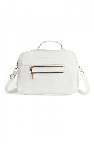 White Shoulder Bags 140697-01