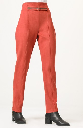 Pantalon Couleur brique 9K1901001-02