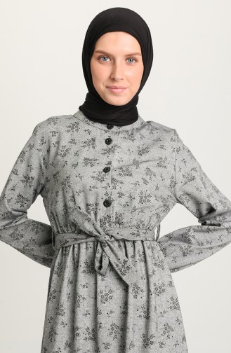 Gray İslamitische Jurk 5069-07