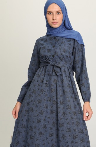 Indigo Hijab Kleider 5069-08