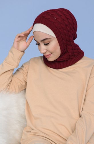 Claret Red Scarf 4301-08