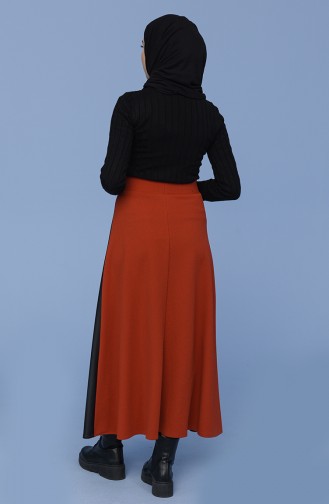 Brick Red Skirt 1021112ETK-05