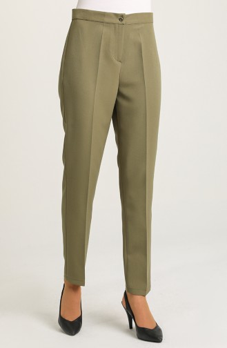 Light Khaki Green Broek 1132-17