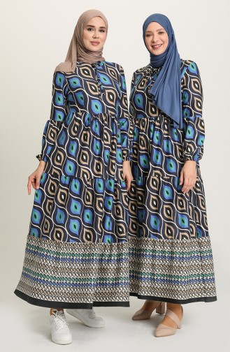 Robe Hijab Blue roi 22K8485-03
