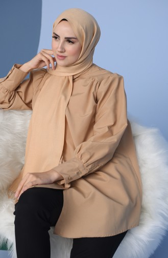 Dark Beige Sjaal 70195-17