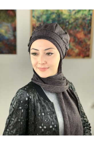 Turban Pret-a-Porter Pourpre moyen 10AB12EKM-01