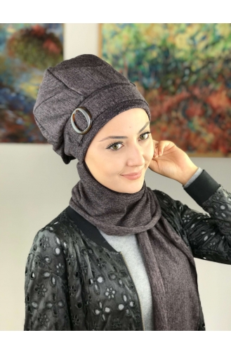 Turban Pret-a-Porter Pourpre moyen 10AB12EKM-01